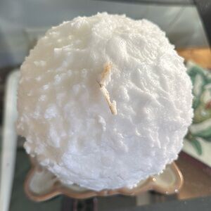Partylite 6” Snowball Candle